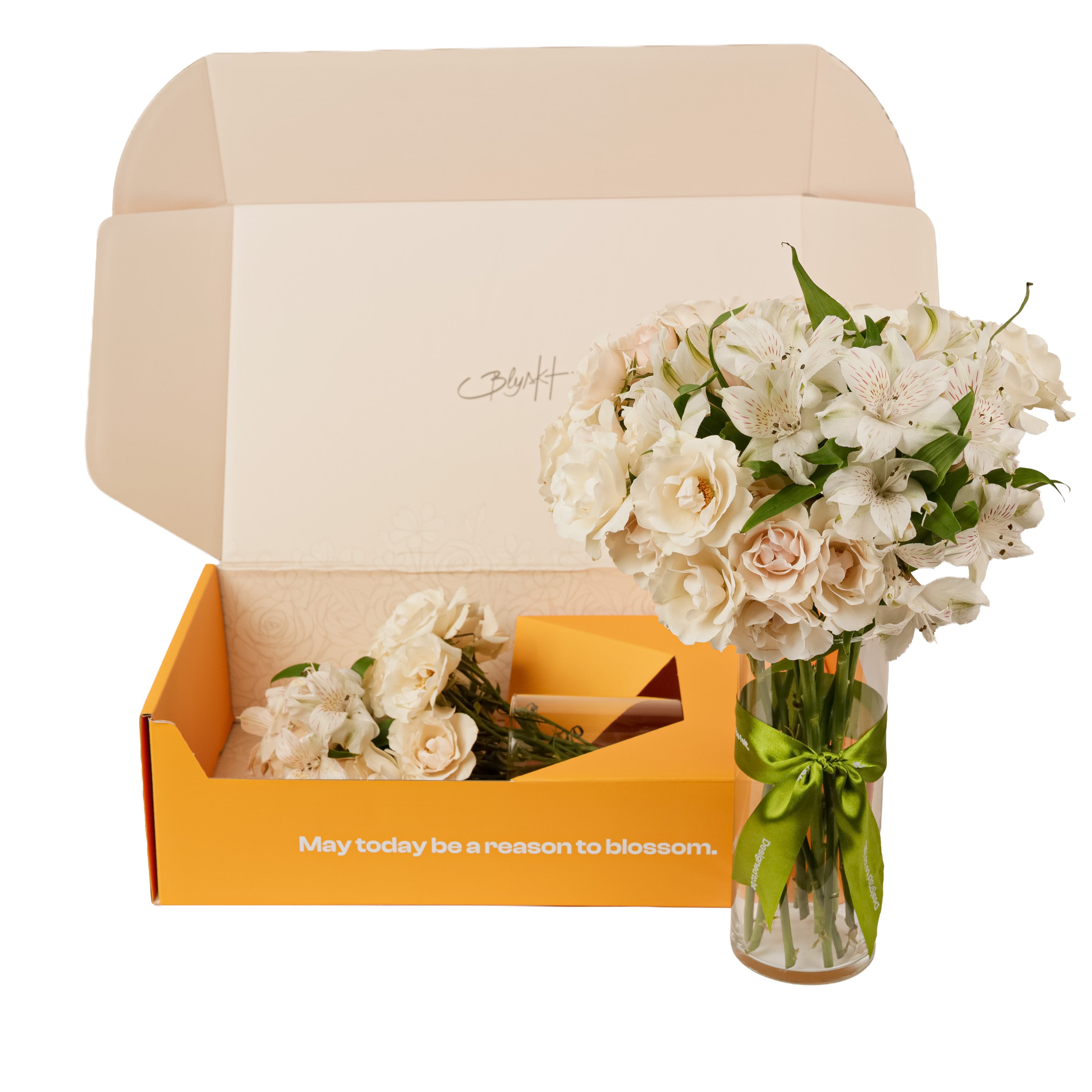 Quiet White Flower Box