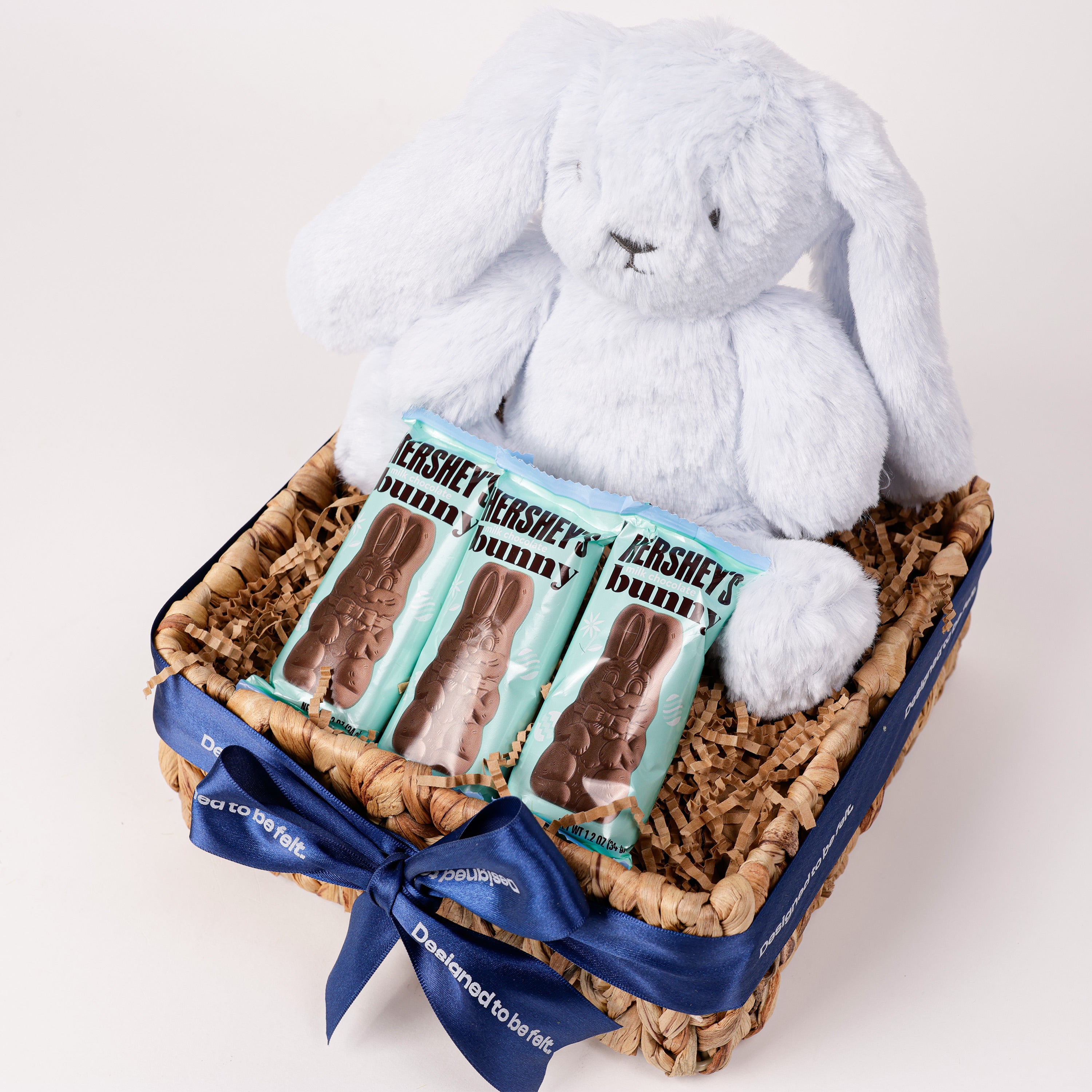 Blue Bunny Treat Gift Basket