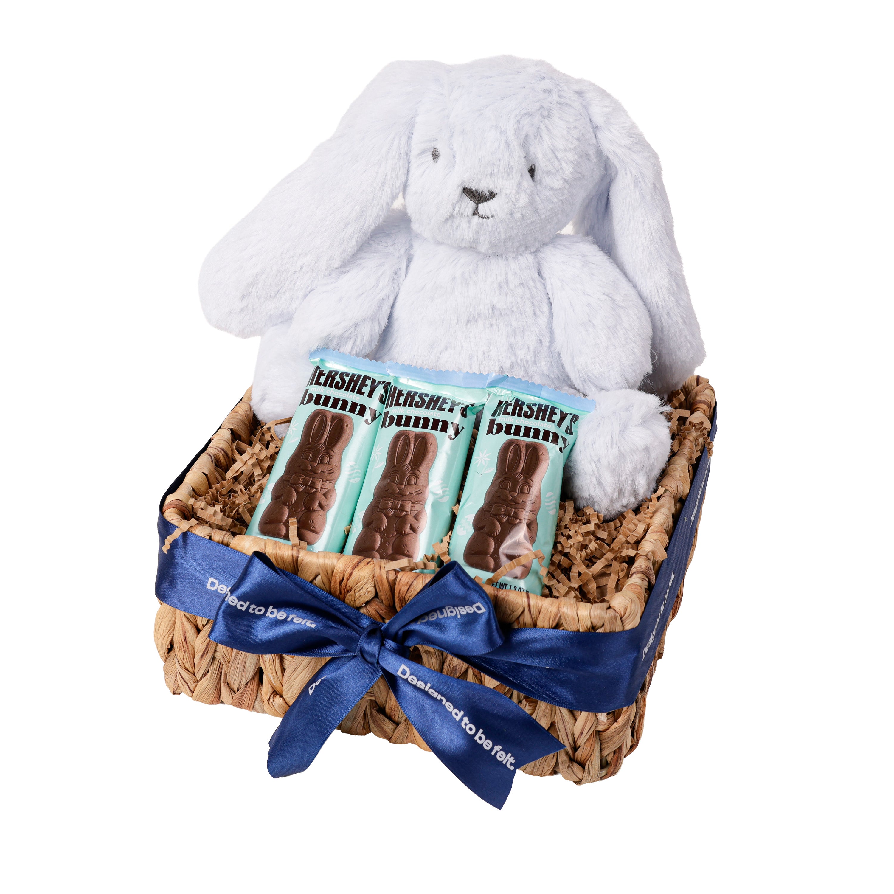 Blue Bunny Treat Gift Basket