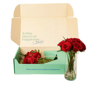 Classic Red Roses Flower Box