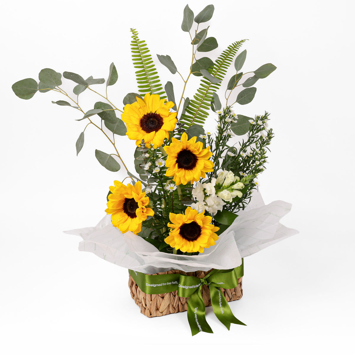 Sunny Intent Sunflower Arrangement