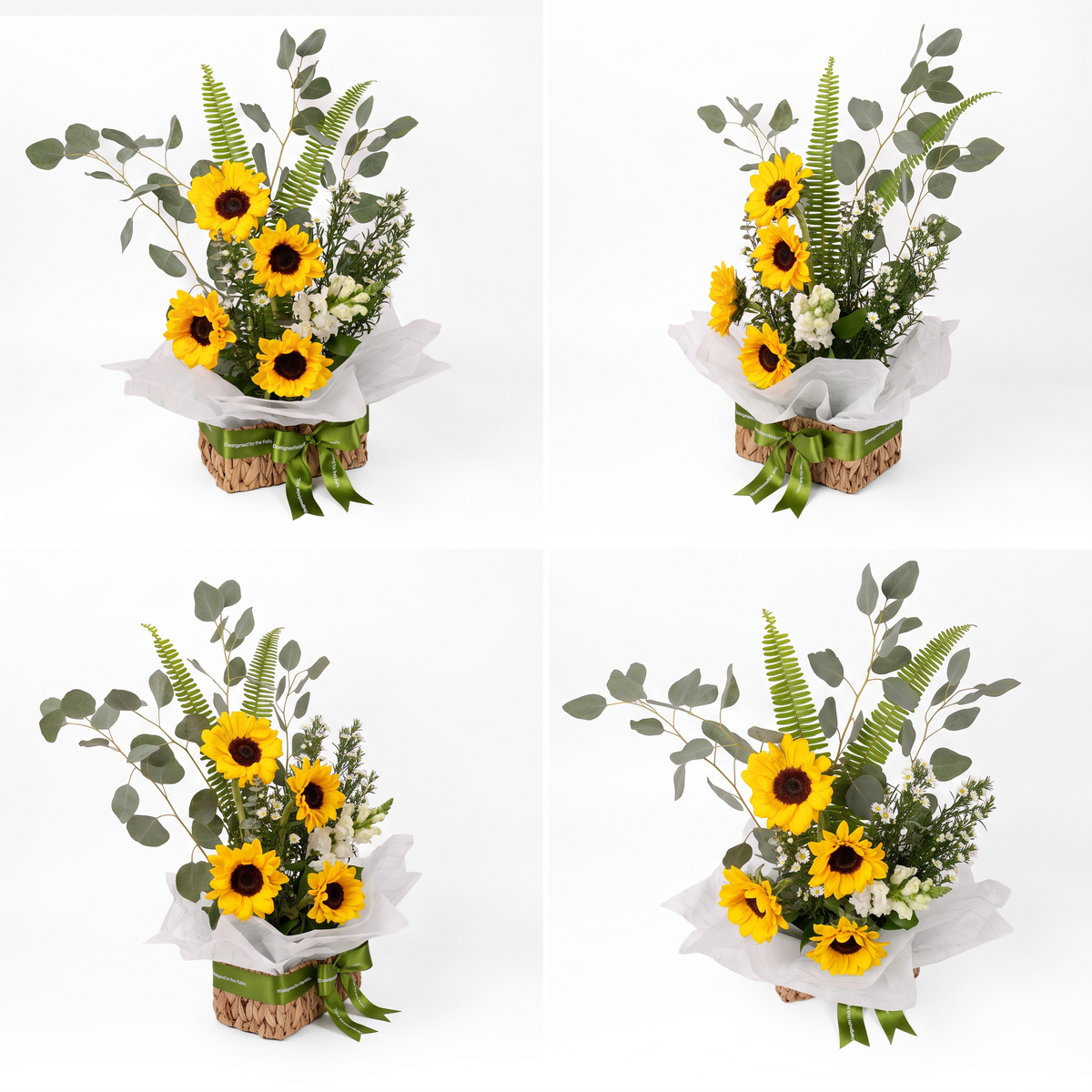 Sunny Intent Sunflower Arrangement