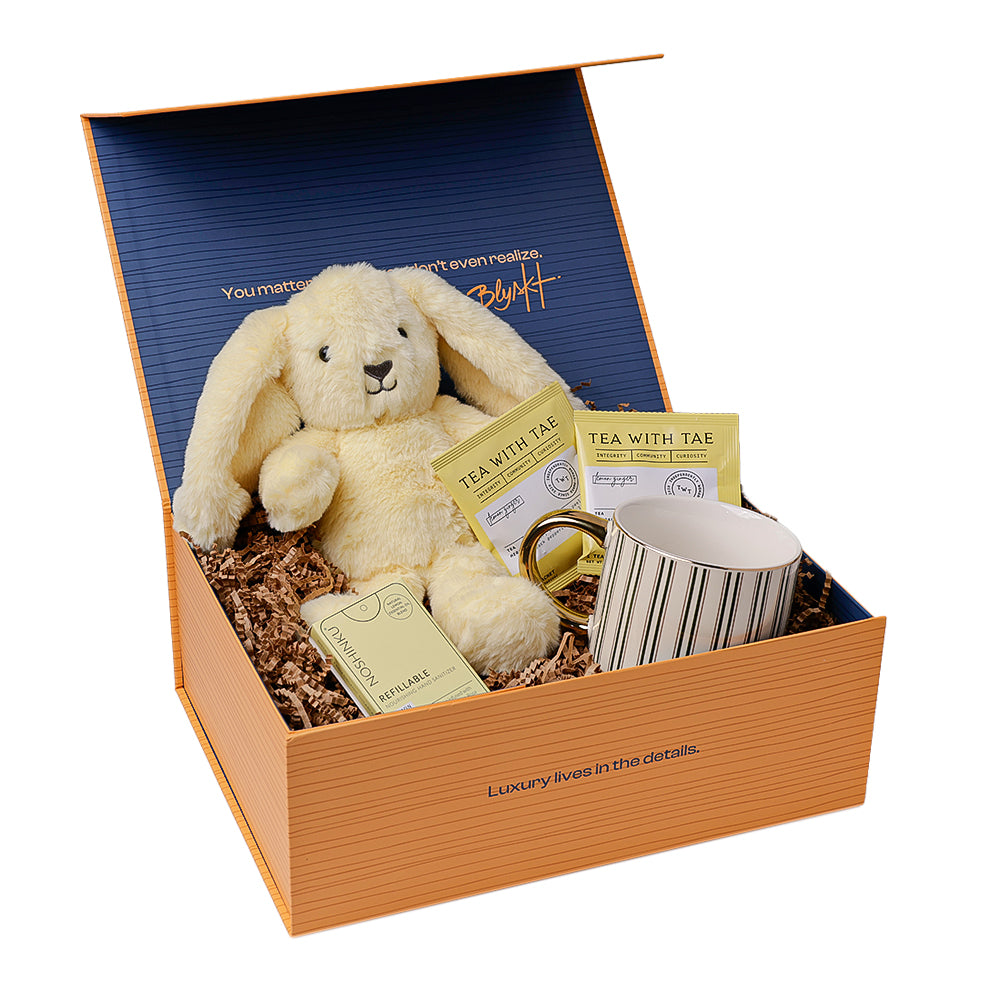 Yellow Soft Blossom Renew Box by Blyskt Orlando – comfort gift