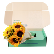 The Golden Sunflowers Flower Box