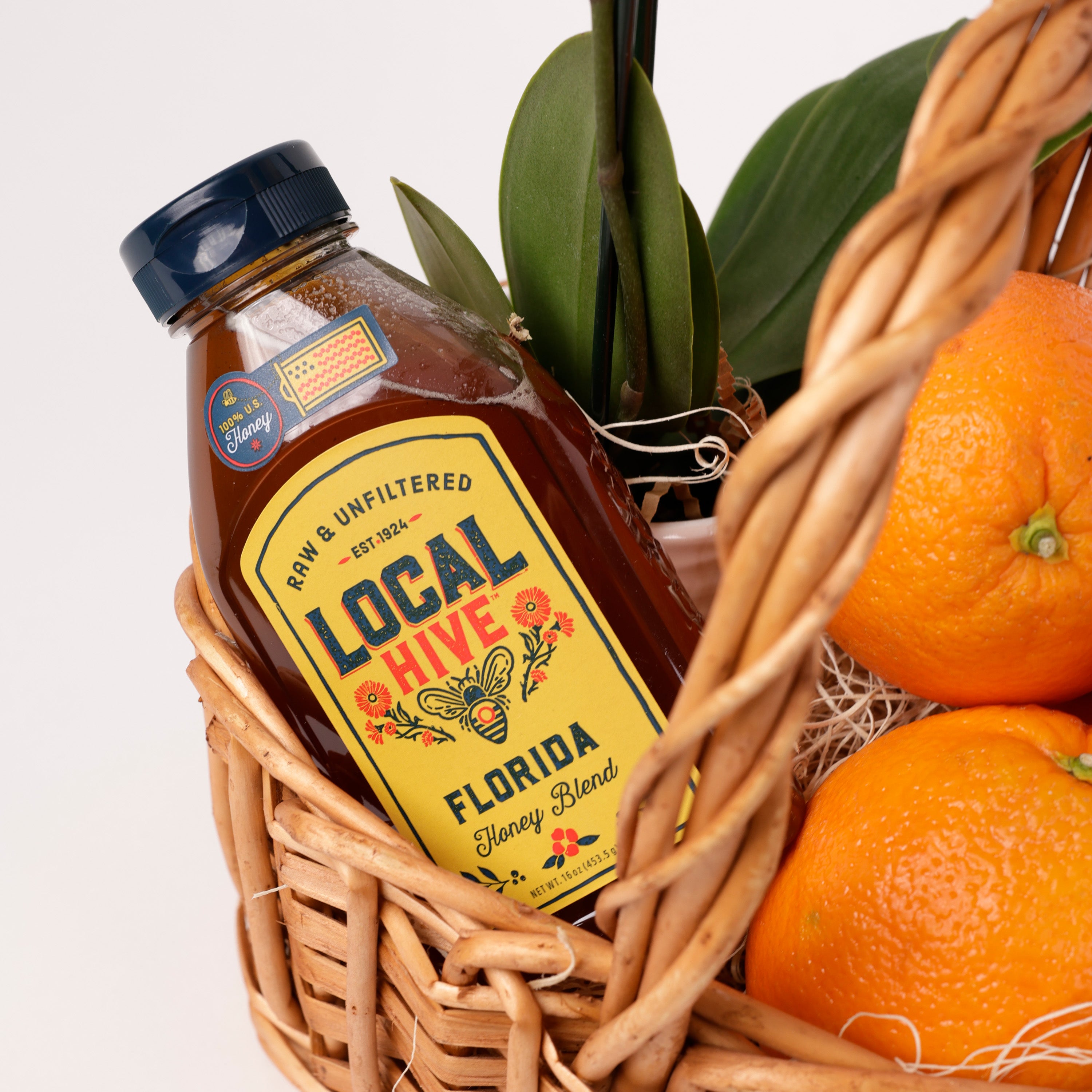 Orchid & Citrus Florida Fresh Basket