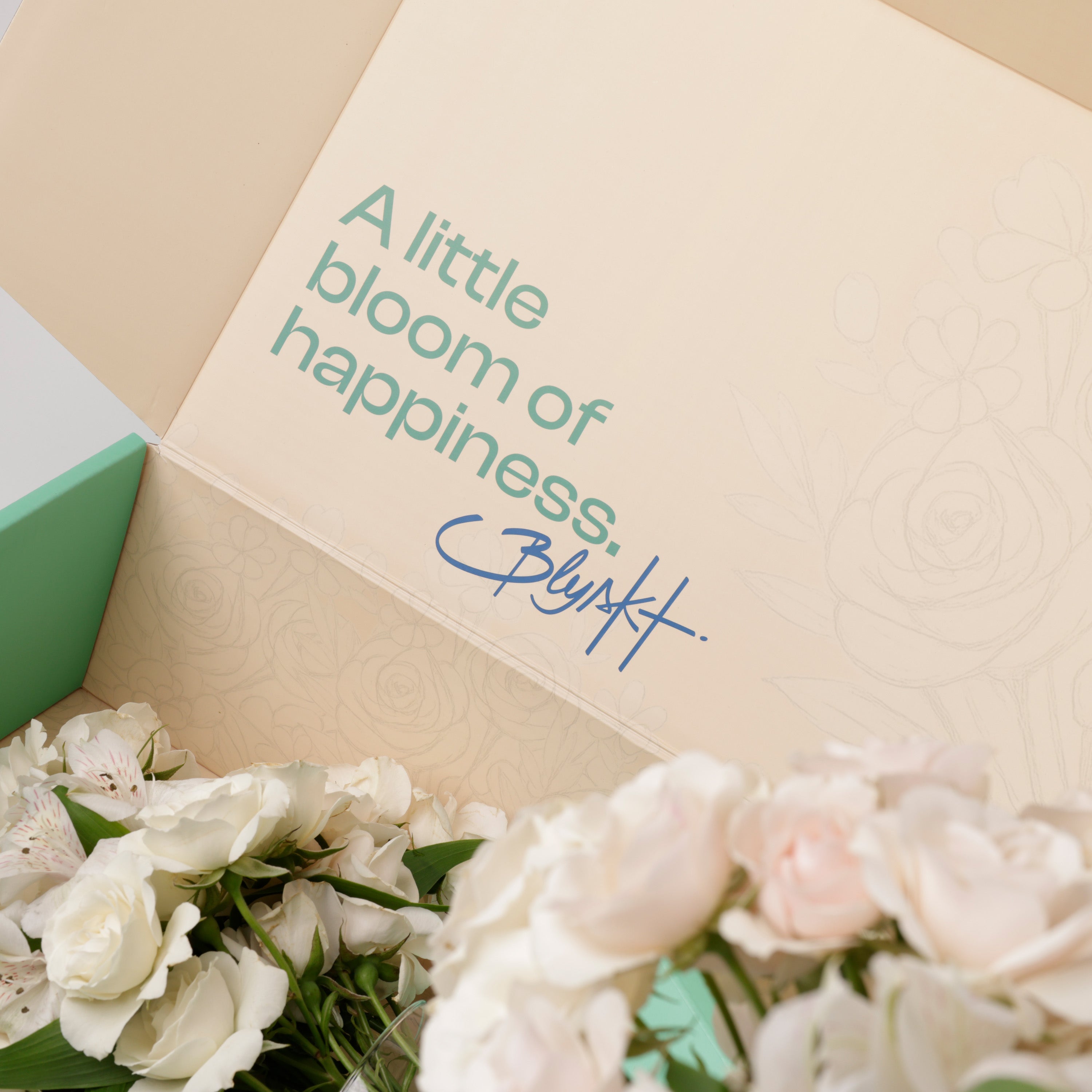 Quiet White Flower Box