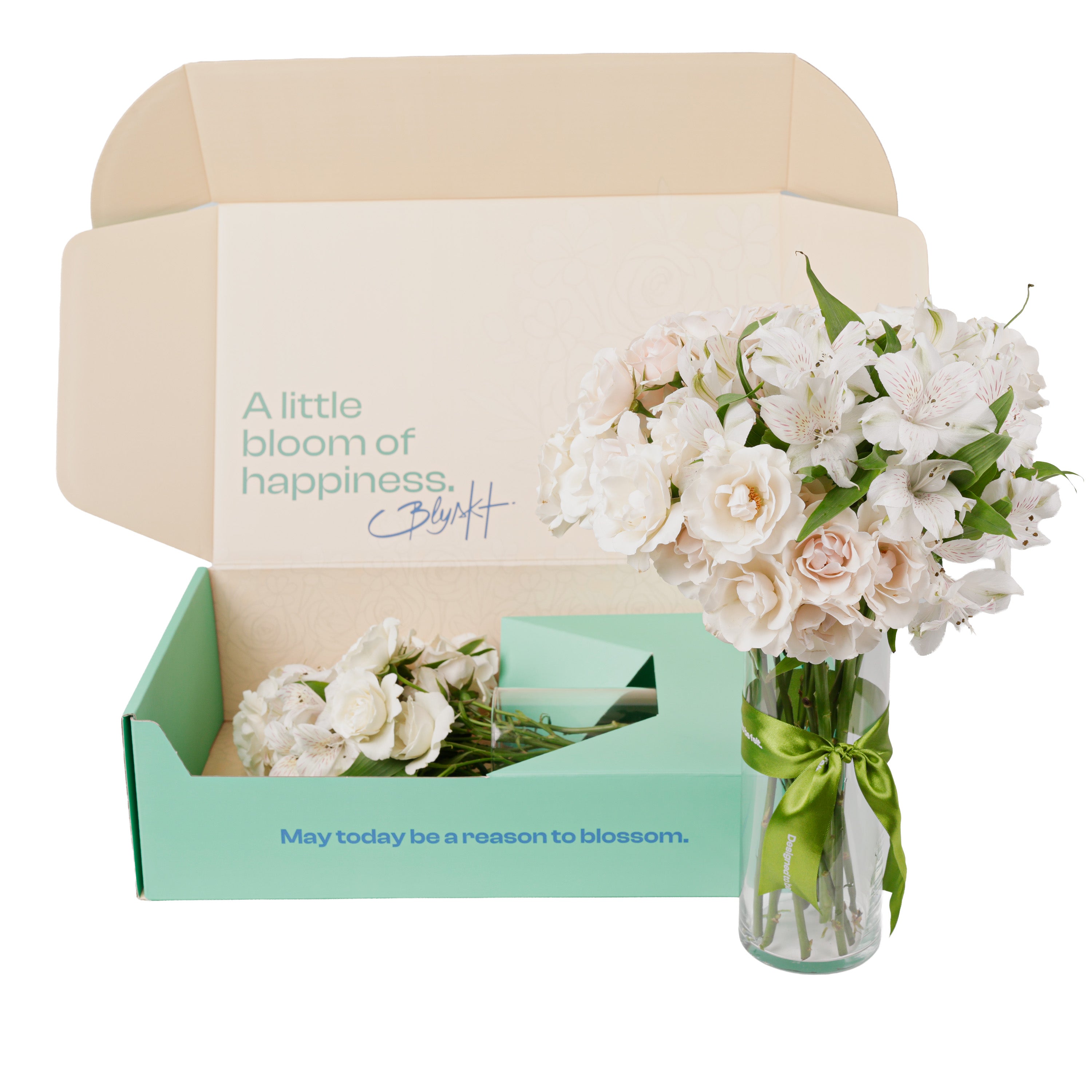 Quiet White Flower Box