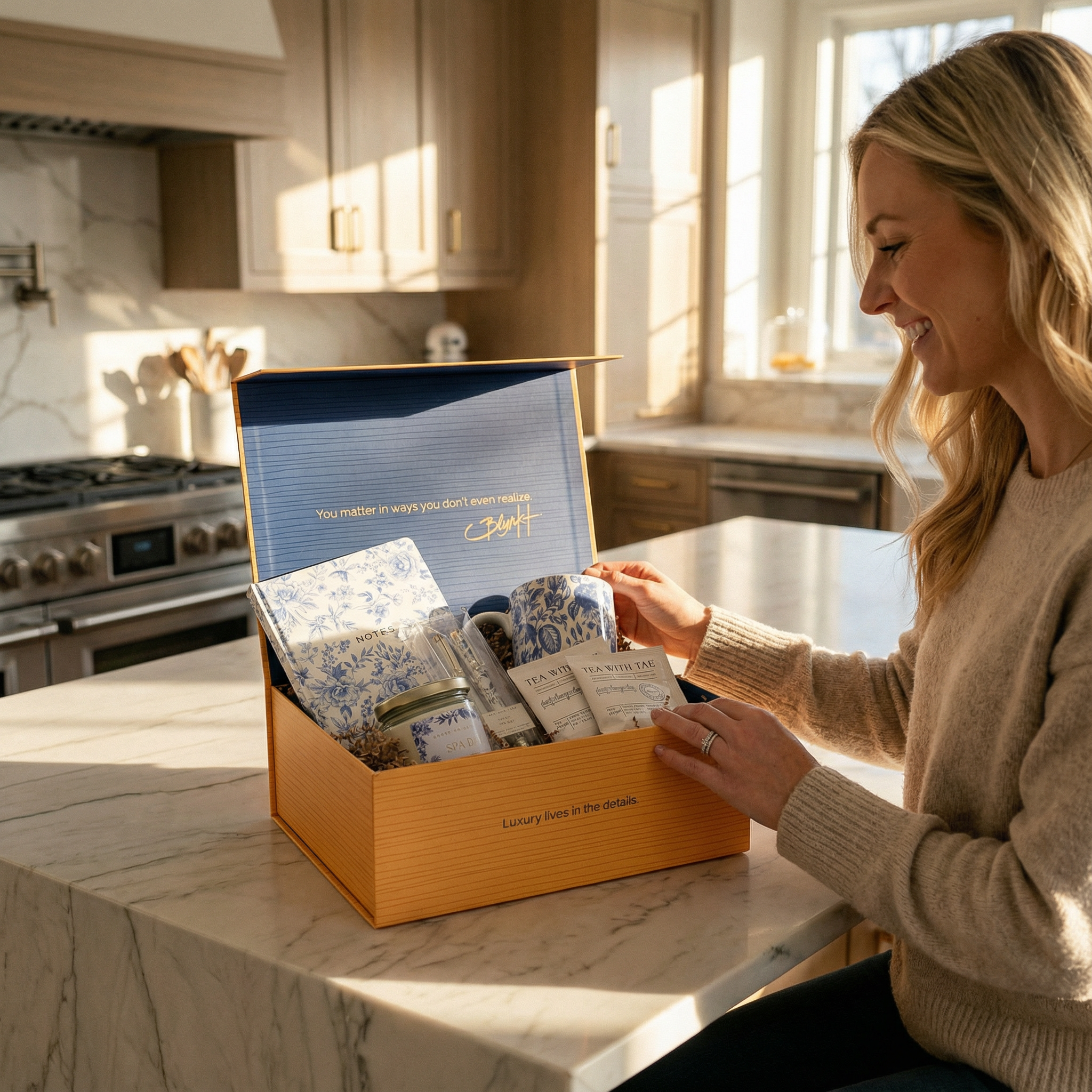 Blue Bloom Break Gift Box