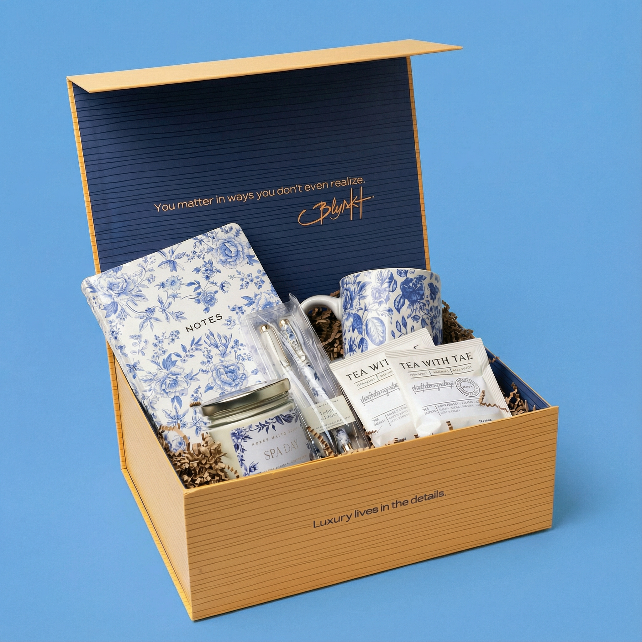 Blue Bloom Break Gift Box