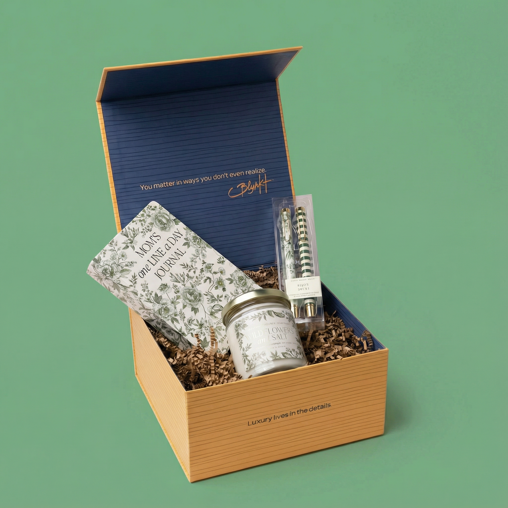 Blyskt wildflower-inspired box for thank-yous