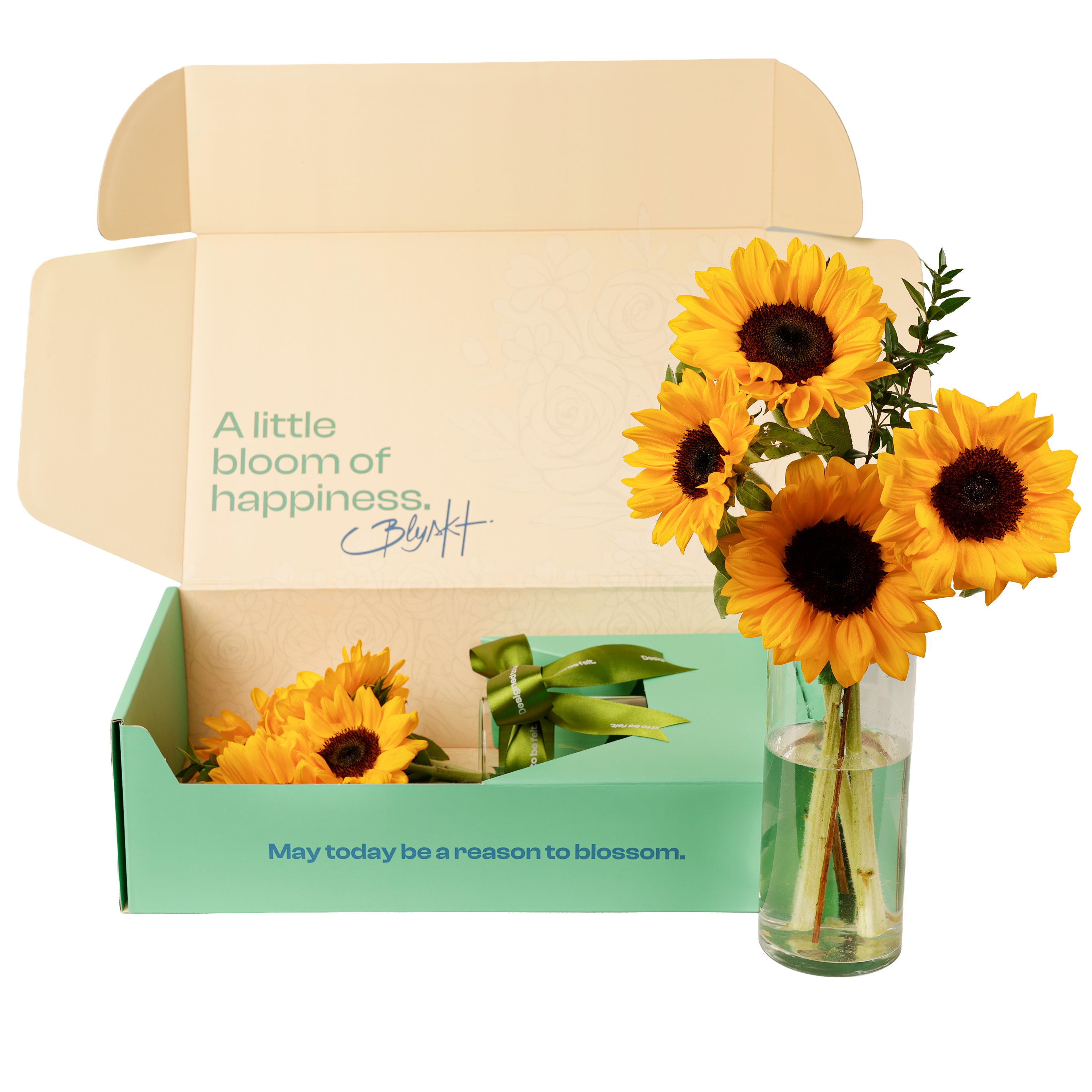 Sunflower Flower Box | Fresh Sunflower Delivery Orlando – Blyskt